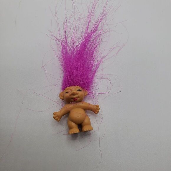 Vintage Troll Lot Of 7 Mini Russ 1" Bunny Rabbit Undressed - Picture 9 of 10